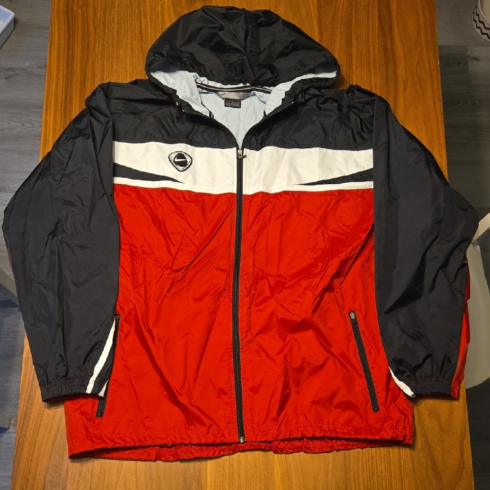 Mens Vintage Y2K NIKE gray Tag Windbreaker